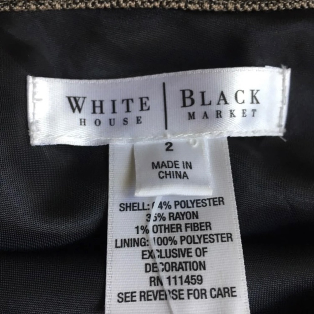 WHBM Asymmetrical Ruffle Skirt Size 2 - Picture 3 of 5